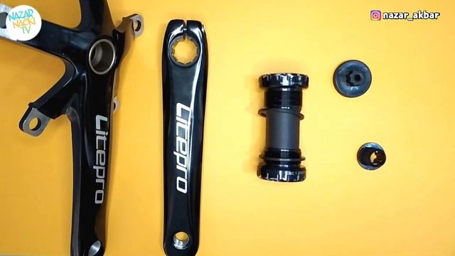 Review Crank BB Hollowtech 2 Litepro / Buttom Bracket HT 2 BCD 130 mm #litepro #crankset #hollowtec смотреть онлайн