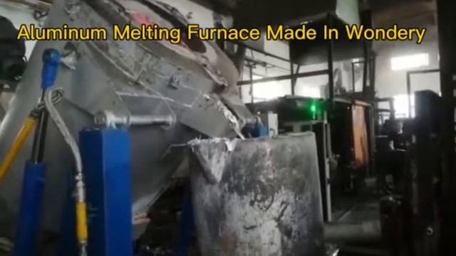 Gas Fired Tilting Aluminum Melting Furnace crucible type смотреть онлайн