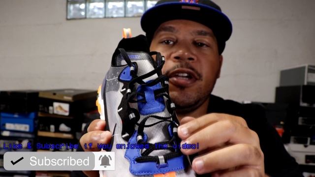 Nike React Element 87 "Total Orange/Thunder Blue" Review + On Foot I New York Knicks NYK I #react87 смотреть онлайн