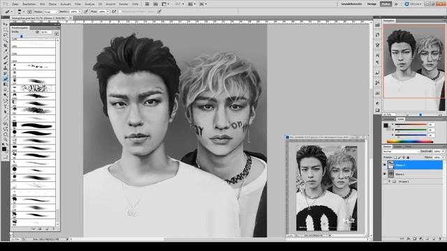 Speedpainting - GO生 Stray Kids Seungmin & Bang Chan смотреть онлайн