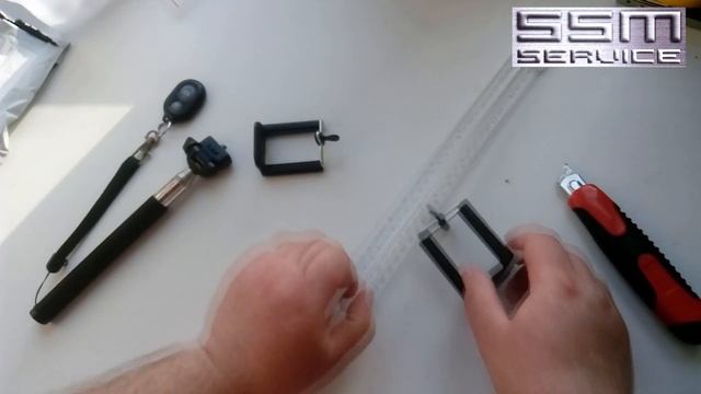 Крепление для телефона на монопод или штатив с Aliexpress смотреть онлайн