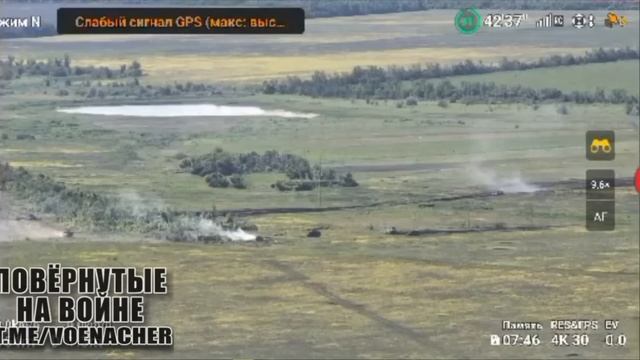 Lone_Russian_Tank_Defeats_Ukrainian_Robotino смотреть онлайн