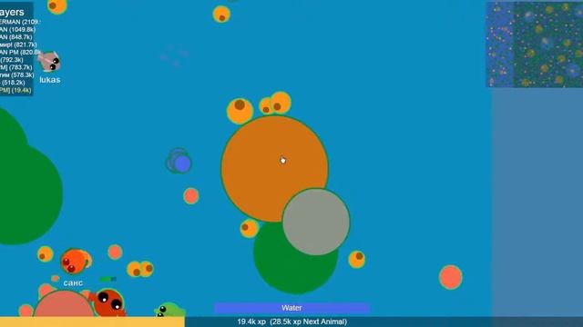Mope io Обзор Скарпа Рыбы ежа и Акулы меч! смотреть онлайн