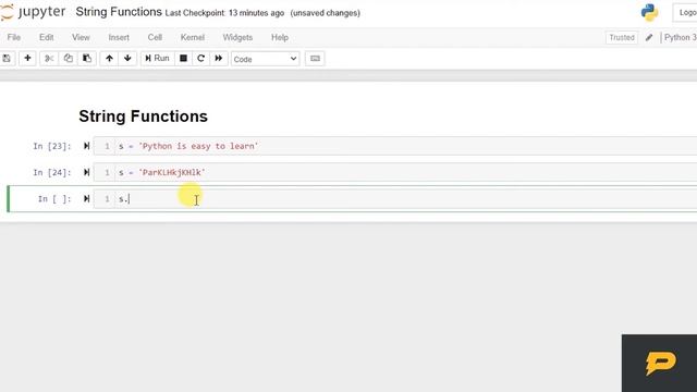 Python - String Functions смотреть онлайн