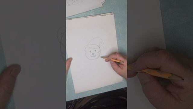 тигренок. карандашный рис. смотреть онлайн