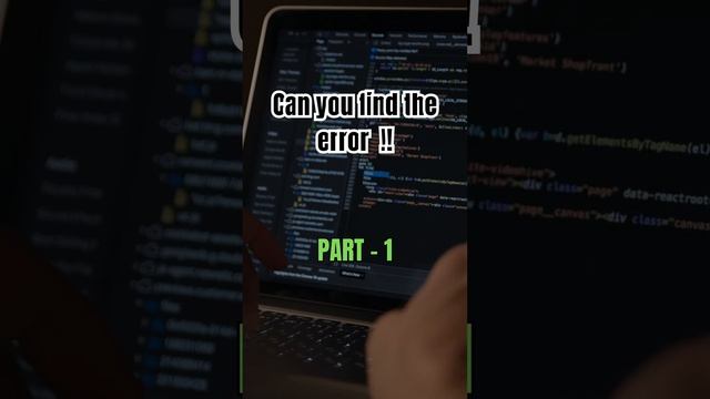 Can you find error || part 1 смотреть онлайн