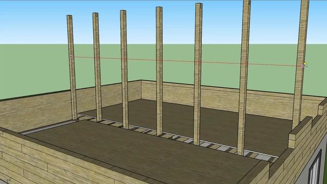 Стропильная система двускатной крыши на прогоне смотреть онлайн