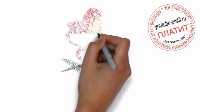 Как поэтапно и быстро нарисовать красивыу астру смотреть онлайн