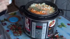 Тушёная капуста в мультиварке скороварке REDMOND RMC PM380