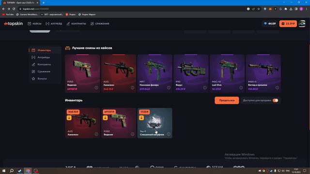САЙТ РЕАЛЬНО ДАЕТ? ПРОВЕРКА САЙТА TOPSKIN смотреть онлайн
