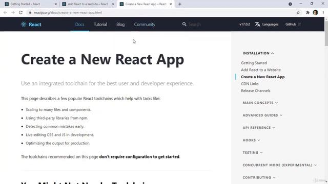 005 Adding React and Using Create React App смотреть онлайн