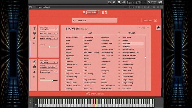 Drum Fury Motion by Sample Logic REVIEW | PLAYTHROUGH | WALKTHROUGH смотреть онлайн