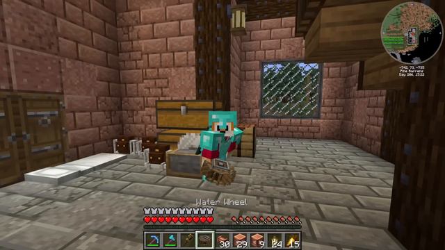 I built a FAST ANDESITE FARM in Minecraft Create Mod смотреть онлайн