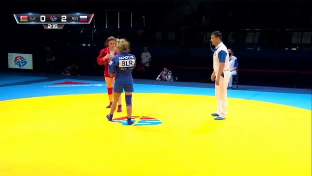 KAREKIAN Kristina (RUS) VS KAPAYEVA Anfisa (BLR), Final Sport Sambo 50 Kg Women смотреть онлайн