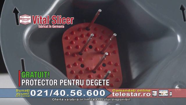 Vital Slicer Börner - feliator de legume si fructe cu accesoriu de distribuire a dressingului смотреть онлайн