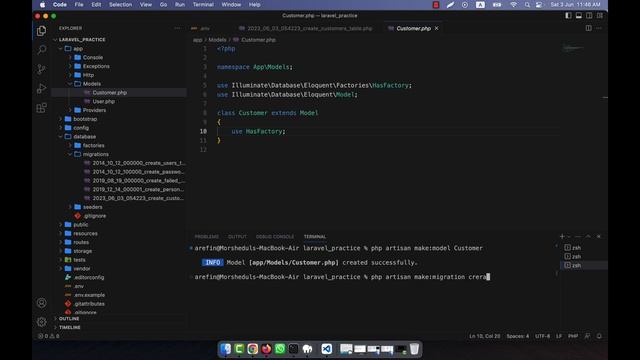 Laravel 10 Fundamental [Part 69] - Model - How to Create смотреть онлайн
