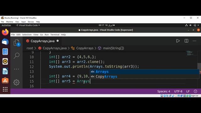How to copy arrays in Java смотреть онлайн