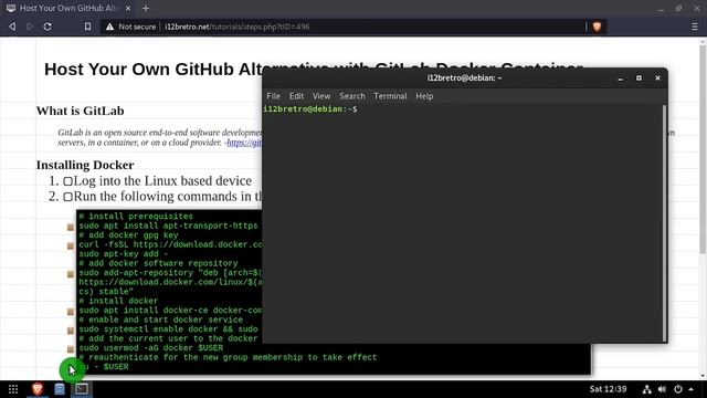 Host Your Own GitHub Alternative with GitLab in Docker смотреть онлайн