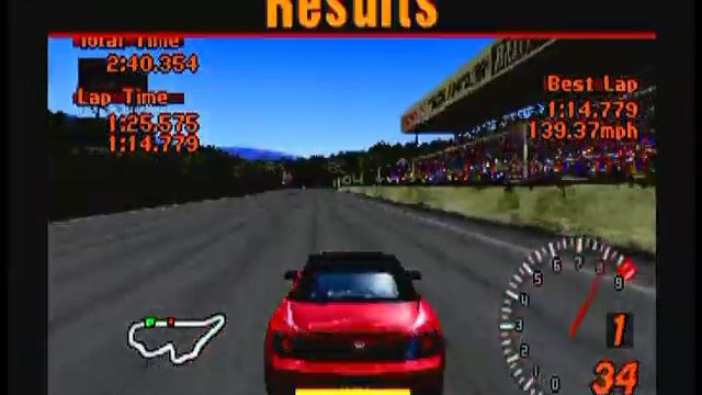 Gran Turismo 2 TEST (game version=NTSC v1.00) 30fps Region JP Grand Valley East II S2000 смотреть онлайн