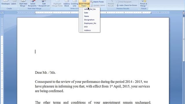 How to use Mail Merge using Excel in Hindi смотреть онлайн
