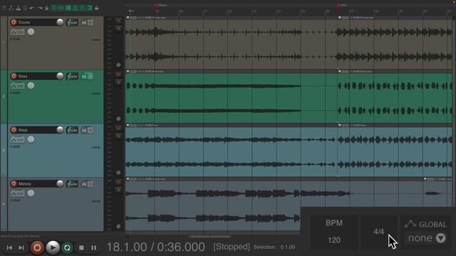 Changing The Time Signature In REAPER