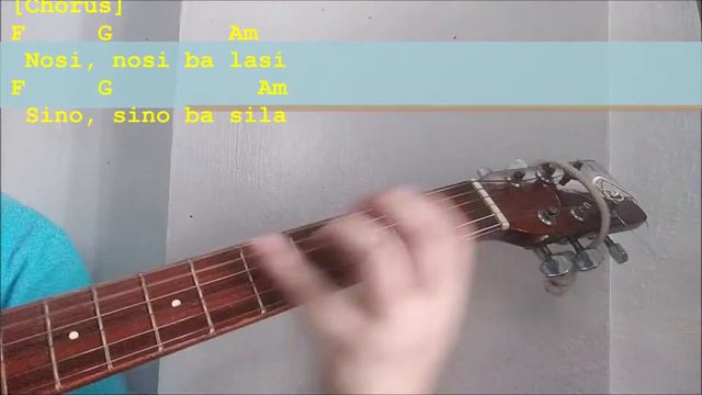 Nosi Balasi - Sampaguita (Guitar Tutorial Original Chords) смотреть онлайн