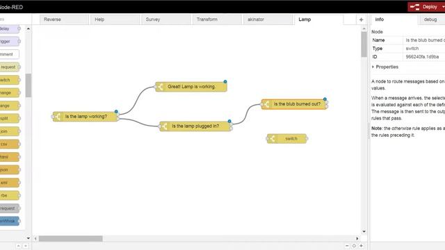 Create Node-Red flow to Fix Lamp смотреть онлайн