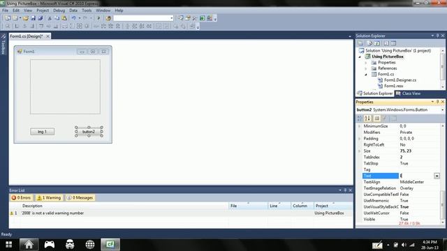 C# Tutorial - How to use PictureBox смотреть онлайн