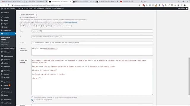 Contact form 7 Mensaje de autorespuesta | Correo de respuesta automatizado con CF7 смотреть онлайн