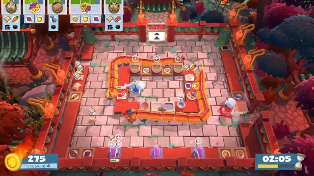 Overcooked! 2 — сезонные обновления (co-op 2 player, 4-stars) (запад 3) 1-6 смотреть онлайн