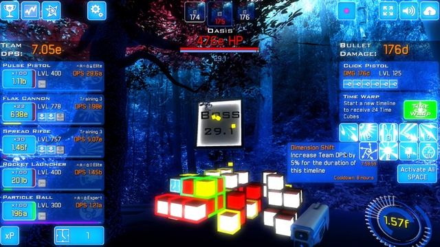 Time Clickers TIME CUBES - Walkthrough Gameplay смотреть онлайн