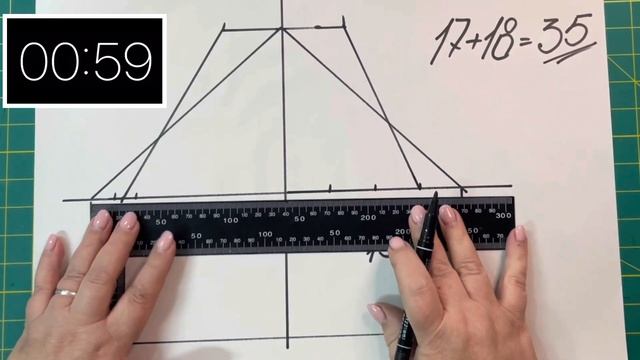 Как начертить рукав за 2 минуты. Китайская методика конструирования одежды. смотреть онлайн