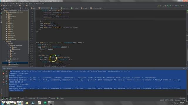 Node.js in Webstorm смотреть онлайн