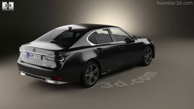 Lexus GS Hybrid 2015 by 3D model store Humster3D.com смотреть онлайн