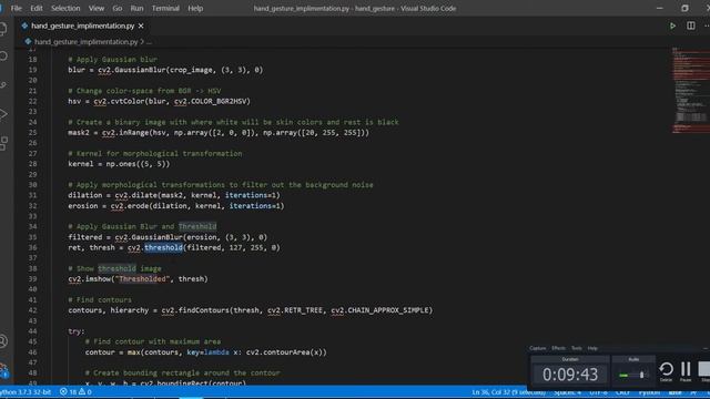 Build hand gesture recognition using Python and OpenCV(2020) | AI SOCIETY | Sameer Nigam смотреть онлайн