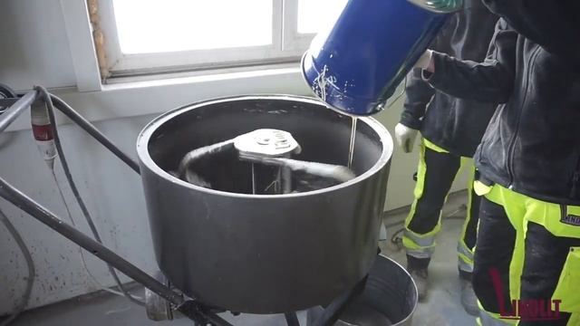 Нанесение Linolit Lincrete