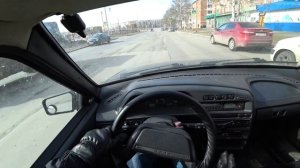 ЕДУ ЗА РУЛЕМ ВАЗ 2114 - ВИД ОТ ПЕРВОГО ЛИЦА!