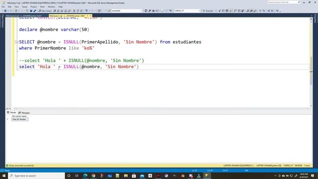 Aprendiendo Microsoft SQL Server - 052 - CONSTRAINT y Computed Columns смотреть онлайн