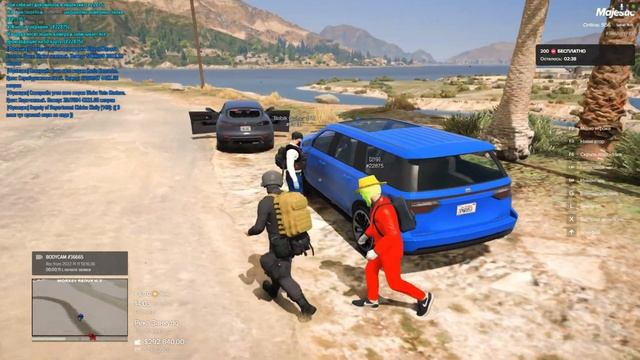 НОВИЧОК ЛОВИТ УГОНКИ в FIB! ПЕРВЫЙ ПАТРУЛЬ в GTA RP / MAJESTIC RP смотреть онлайн