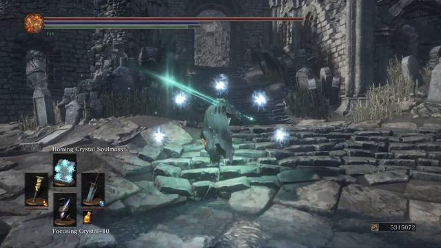 Dark Souls 3 Cinders Mod Sorcery Showcase - Homing Crystal Soulmass смотреть онлайн