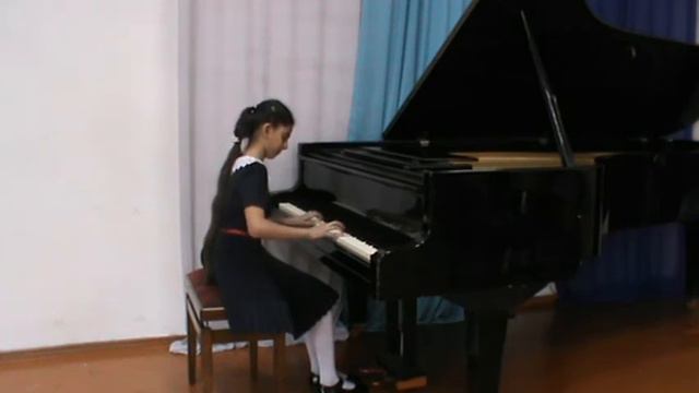 Самантарай Катрина 10 лет, М. Клементи Сонатина С-dur, Соч 36, №3 ,1 часть. смотреть онлайн