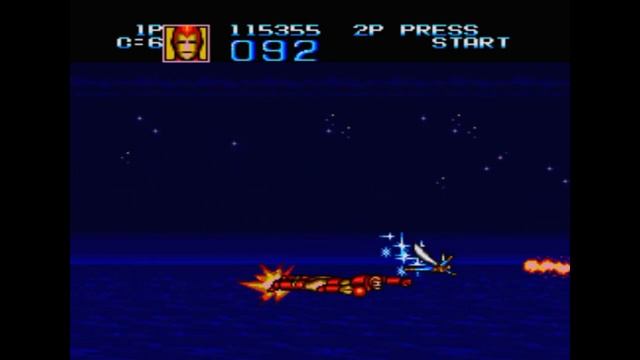 Sega Mega Drive 2 (Smd) 16-bit Captain America and the Avengers Scene 2