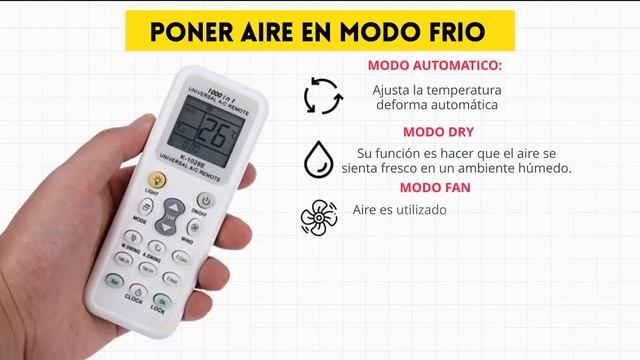 COMO PONER EL AIRE ACONDICIONADO EN FRIO (Paso a paso) ✅ смотреть онлайн