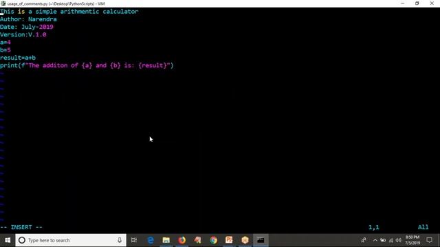 Complete Python Scripting | what is comment and how to comment a line ? смотреть онлайн