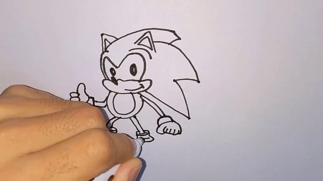 HOW TO DRAW SONIC EASY FOR KIDS, КАК РИСОВАТЬ СОНИКА ЛЕГКО ДЛЯ ДЕТЕЙ, 如何为孩子们画出简单的声波 смотреть онлайн