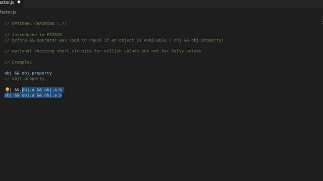 Convert to optional chaining смотреть онлайн