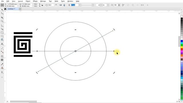 Repeating Objects Around Shapes in CorelDRAW | Coreldraw tutorial | Maya Graphics смотреть онлайн