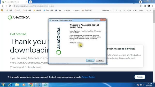 INSTALL ANACONDA - How to install anaconda python on windows 7, Windows 8, windows 10 смотреть онлайн