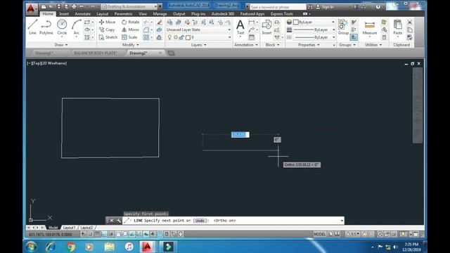 How to Use Line Command in AutoCAD [Urdu], AutoCAD Tutorial смотреть онлайн