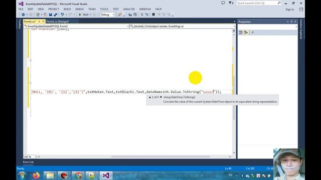Thêm sửa xóa trong c# | c# mysql insert update delete смотреть онлайн